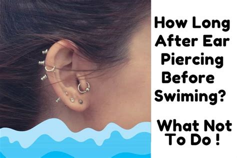 How Long After Navel Piercing Can You Swim?